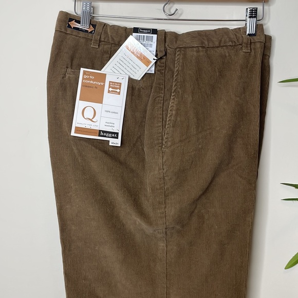 NWT Haggar || Go-To-Corduroys Classic Fit Pants; Size 40W X 31L - Picture 7 of 15